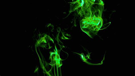 Download Wallpaper 1920x1080 Smoke Green Shroud Clot Dark Colored