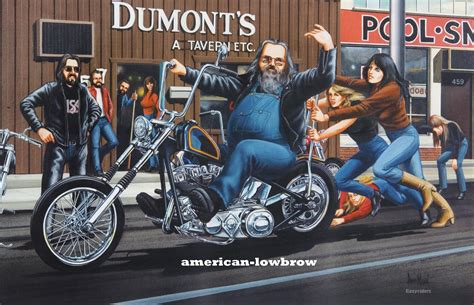 David Mann Motorcycle Biker Easyriders Centerfold Art Poster Etsy