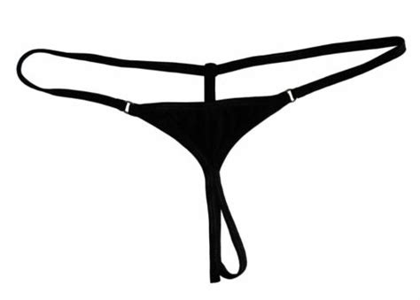men s sexy g string open pouch crotch boxer briefs cotton thong for sex black ebay