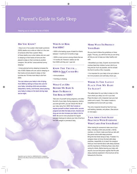 A Parents Guide To Safe Sleep American Academy Of Pediatrics