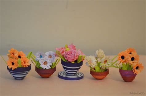 3d Paper Quilling Miniature Flower Pots Paper Quilling Designs