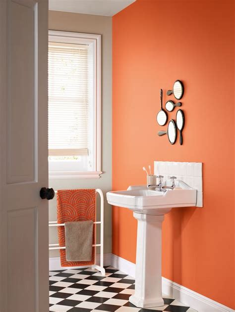 50 Cool Orange Bathroom Design Ideas Digsdigs