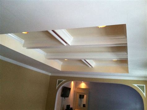 Recesses Detailed Ceiling Finish Carpentry Design Carpentry