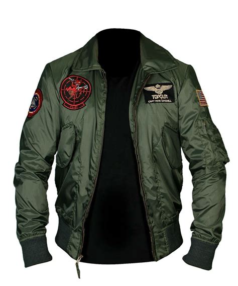 Tom Cruise Top Gun Maverick Flight Bomber Jacket Jet Pilot Jacket Ebay