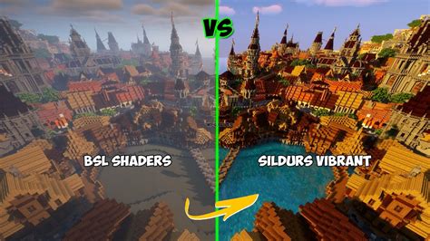 Sildurs Vibrant Vs Bsl Shader Comparison Minecraft Sildurs Vibrant