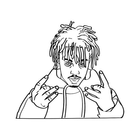 Juice Wrld Coloring Pages Free Coloring Pages