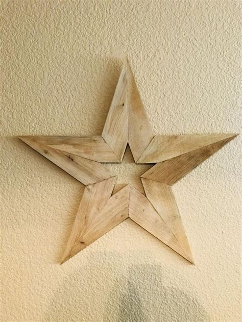 Reclaimed Wood Star Wood Stars Reclaimed Wood Wall Art Wood Craft