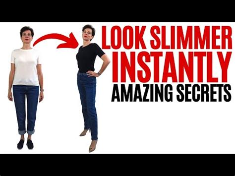 How To Look Slimmer Instantly YouTube