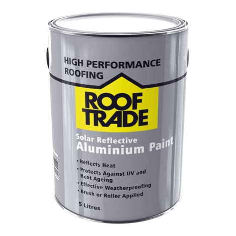 Rooftrade Silver Solar Reflective Aluminium Paint 5l Departments