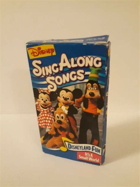 Disneys Sing Along Songs Disneyland Fun Its A Small World Vhs 1993