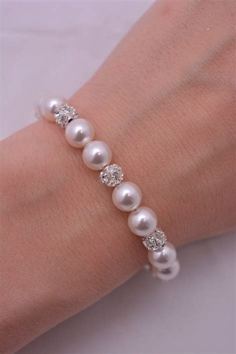 Bridesmaid Pearl Bracelet Bridesmaid Pearls Bridal Bracelet Bracelet