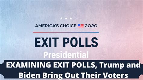 Analyzing Exit Polls For Presidential Election Race Sex Age And