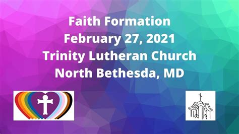 Faith Formation February 27 2021 Youtube