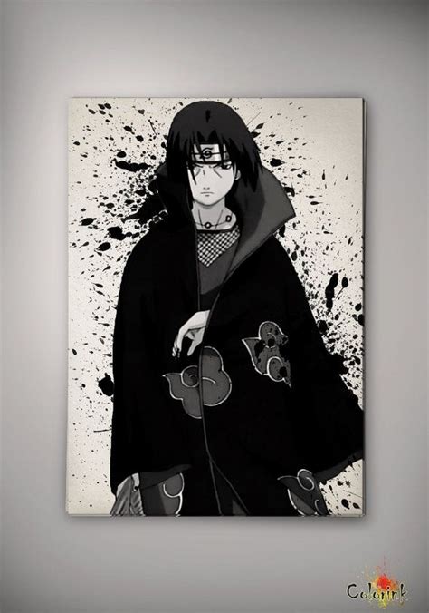 Naruto Itachi Uchiha Anime Manga Wallscroll Poster Kunstdrucke Bider