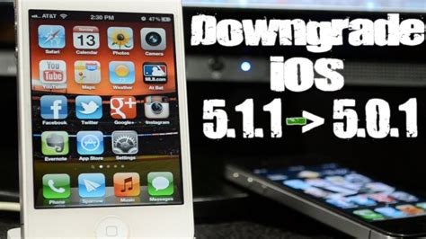 How To Downgrade Iphone 4s And Ipad 2 From Ios 511 To 501 Youtube