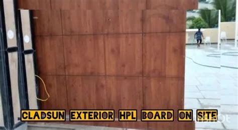 Brown Matte Fundermax Exterior Hpl Cladding Thickness 6 Mm At Rs 240