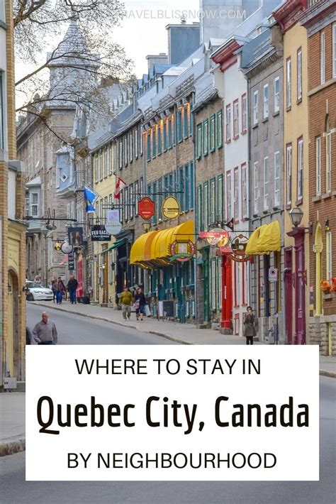 Best Areas To Stay Quebec City