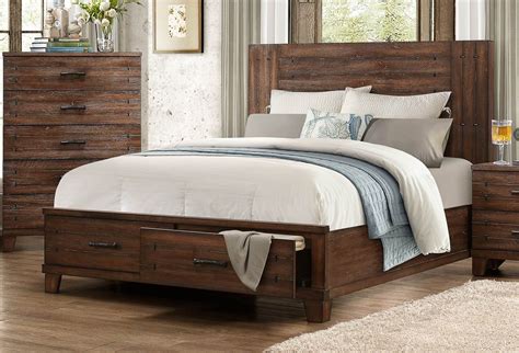 Both of these variants have different pros and cons, however, before purchasing you need to think about the fact if you require a footboard or a headboard and if these can be attached. Brazoria Natural Wood Queen Platform Storage Bed from ...