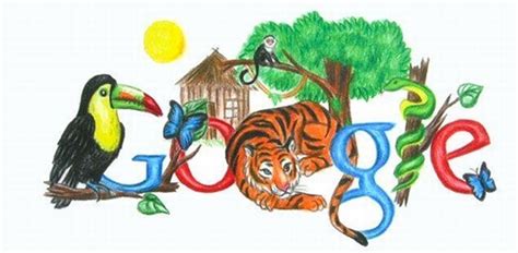 Students are invited to create their own google doodle for the chance to have it featured on the google homepage. Google Doodle - Edgar's Mission Farm Sanctuary