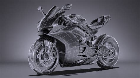 Ducati Panigale Speciale V4 2018 3d Model 169 3ds C4d Fbx Lwo