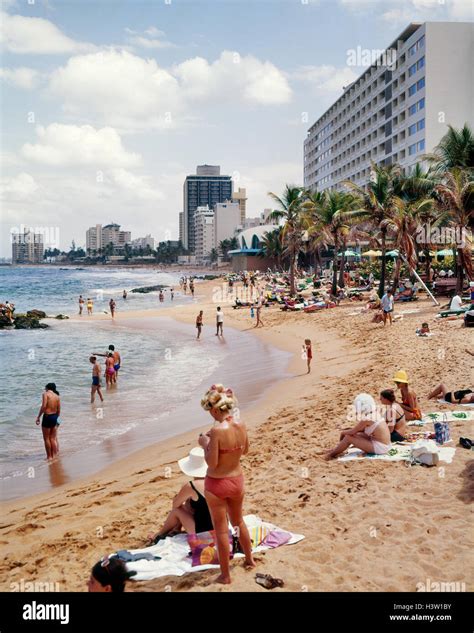 S Condado Beach San Juan Puerto Rico Stock Photo Alamy