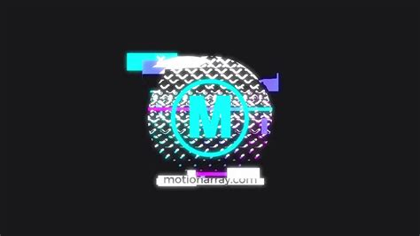 Stylish Glitch Logo After Effects Templates Motion Array Youtube