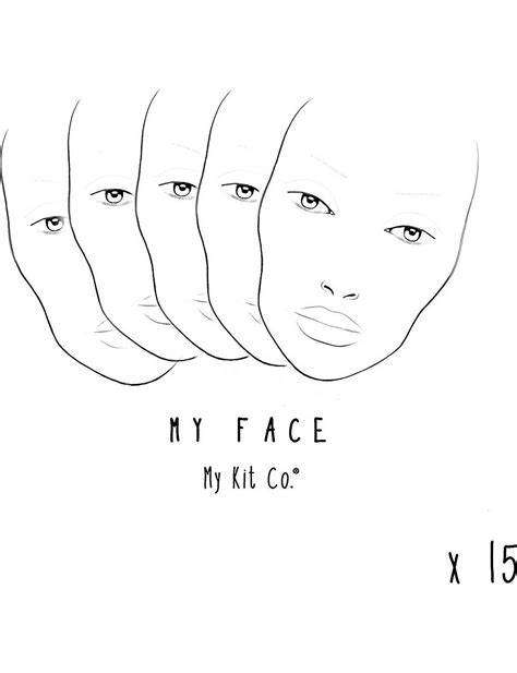 Mykitco My Face Charts X15