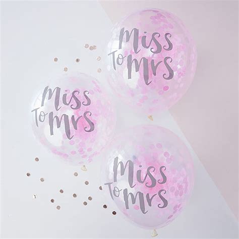 Miss To Mrs Balloons Sugarbird Wedding Favours