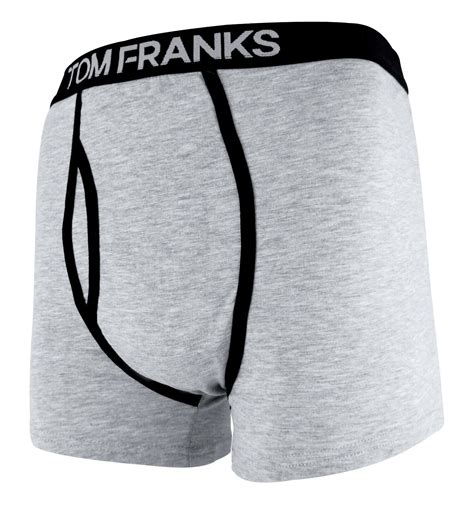 sock snob mens cotton rich keyhole underwear boxer trunks 2 pack ebay