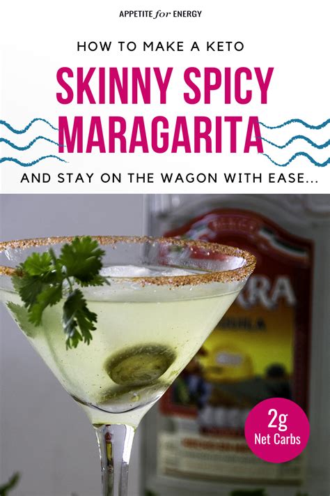 Easy Skinny Spicy Margarita Recipe Spicy Margarita Recipe Low Carb