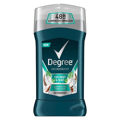 Degree Men Aluminum Free Coconut And Mint Deodorant Stick Shop