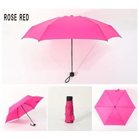 Buy Umbrellas 180g Small Fashion Folding Umbrella Rain Mini Pocket Parasol Girls Anti Uv