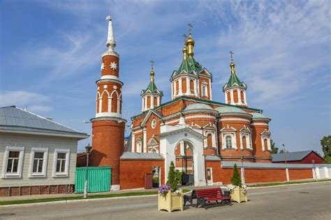 Beautiful Church Of The Assumption Convent In Kolomna Russia Stock