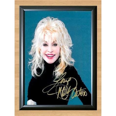 Dolly Parton Signed Autographed Photo Poster Print Memorabilia A4 Size