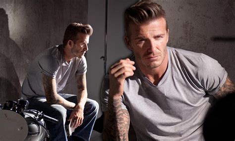 David Beckham Shows Off His Posing Skills As He Reveals Behind The