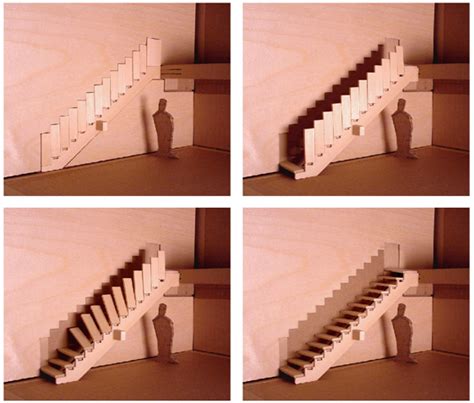 Cool Foldable Stairs From Designer Aaron Tang Home Designing