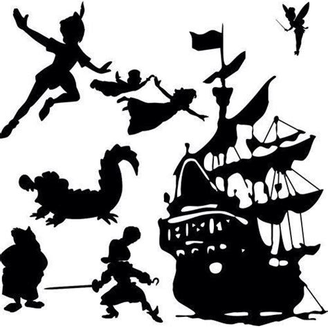 Silhouette Clip Art Silhouette Projects Peter Pan Silhouette Dance