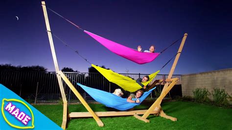 We Made A 3 Story Hammock Bunk Bed In J Freds Backyard Overnight