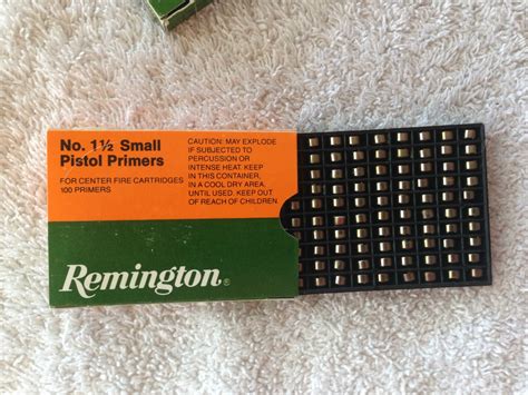 Remington No 1 12 Small Pistol Primers 199 Count Reloading Components