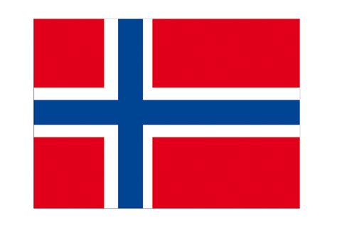 Norway Flag Sticker 3x4 5 Pcs