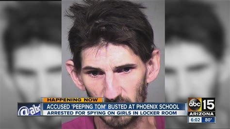 accused peeping tom busted at phoenix school youtube
