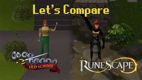 Lets Compare Osrs And Rs3 1 Oldschool Vs Rs3 Youtube