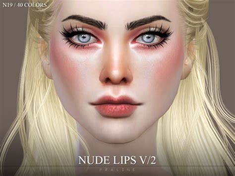 The Sims Resource Nude Lips V N