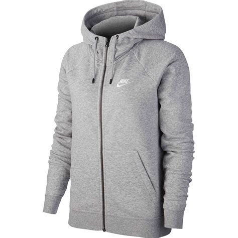 Womens Nike Essential Fleece Full Zip Hoodie Birch