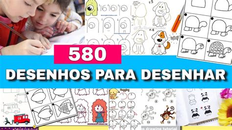 580 Desenhos Para Desenhar Fáceis Atividades Para Professores