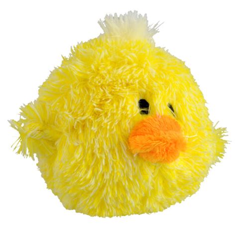 4 Inch Ez Squeaky Chick Chicken Round Dog Toy By Petlou For Sale Online