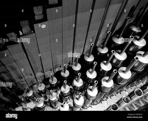 Organ Pipe Pipes Black And White Stock Photos And Images Alamy