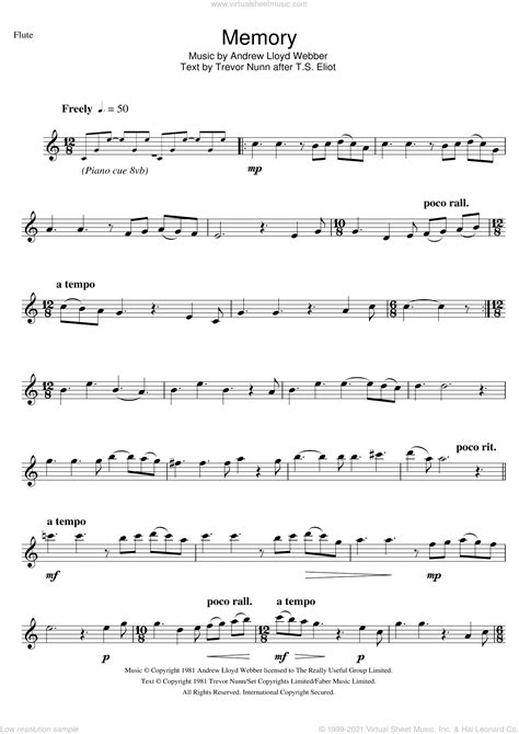Memory Cats Flute Sheet Music Hot Sex Picture