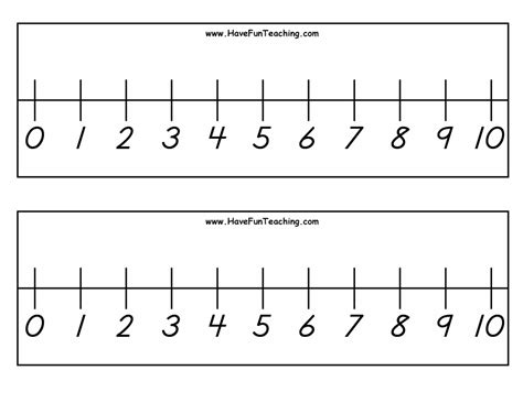 Printable Number Line 1 10 Color By Number Printable 6 Best Images Of