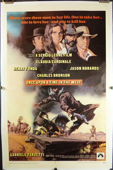 Once Upon A Time In The West - ONCE UPON A TIME IN THE WEST, Original Vintage Linen Backed Sergio
